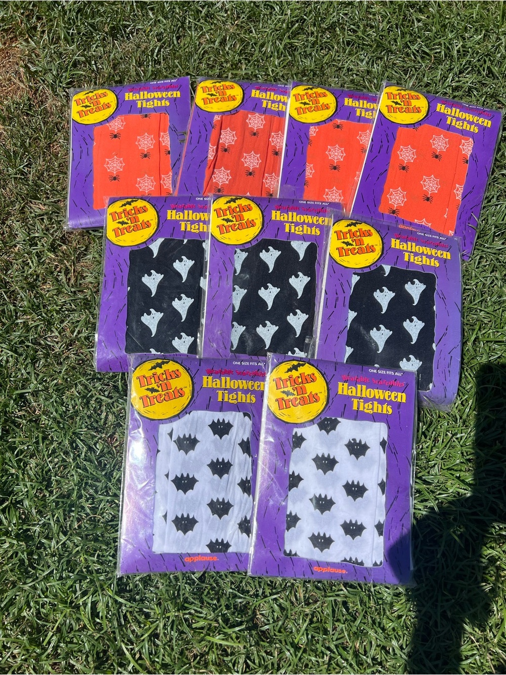 Vintage Applause “Tricks ’n Treats” Halloween tights from the late ’80s/90 set